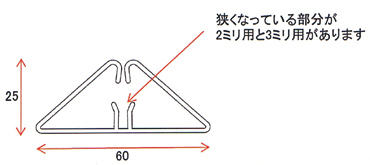 山型スタンド略図